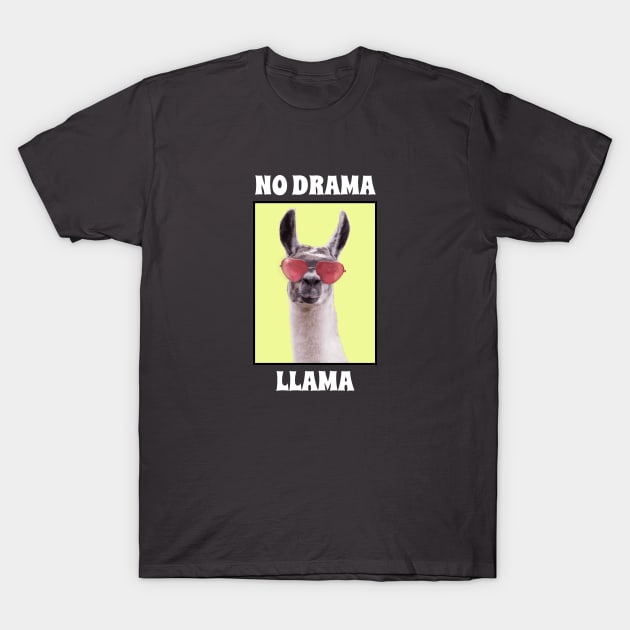 No Drama Llama T-Shirt by BlueCloverTrends